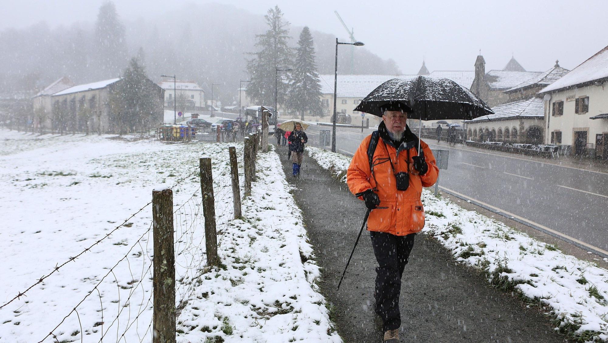 Fotos de la nieve en Navarra (20 de noviembre de 2025)
