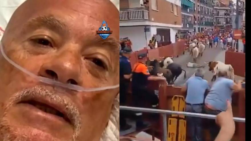 Alfredo Duro, colaborador de &#039;El Chiringuito&#039;, herido en el encierro de San Sebastián de los Reyes
