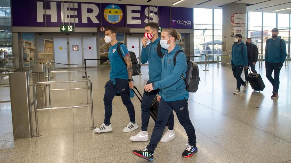 Viaje del Athletic a Málaga por la Supercopa
