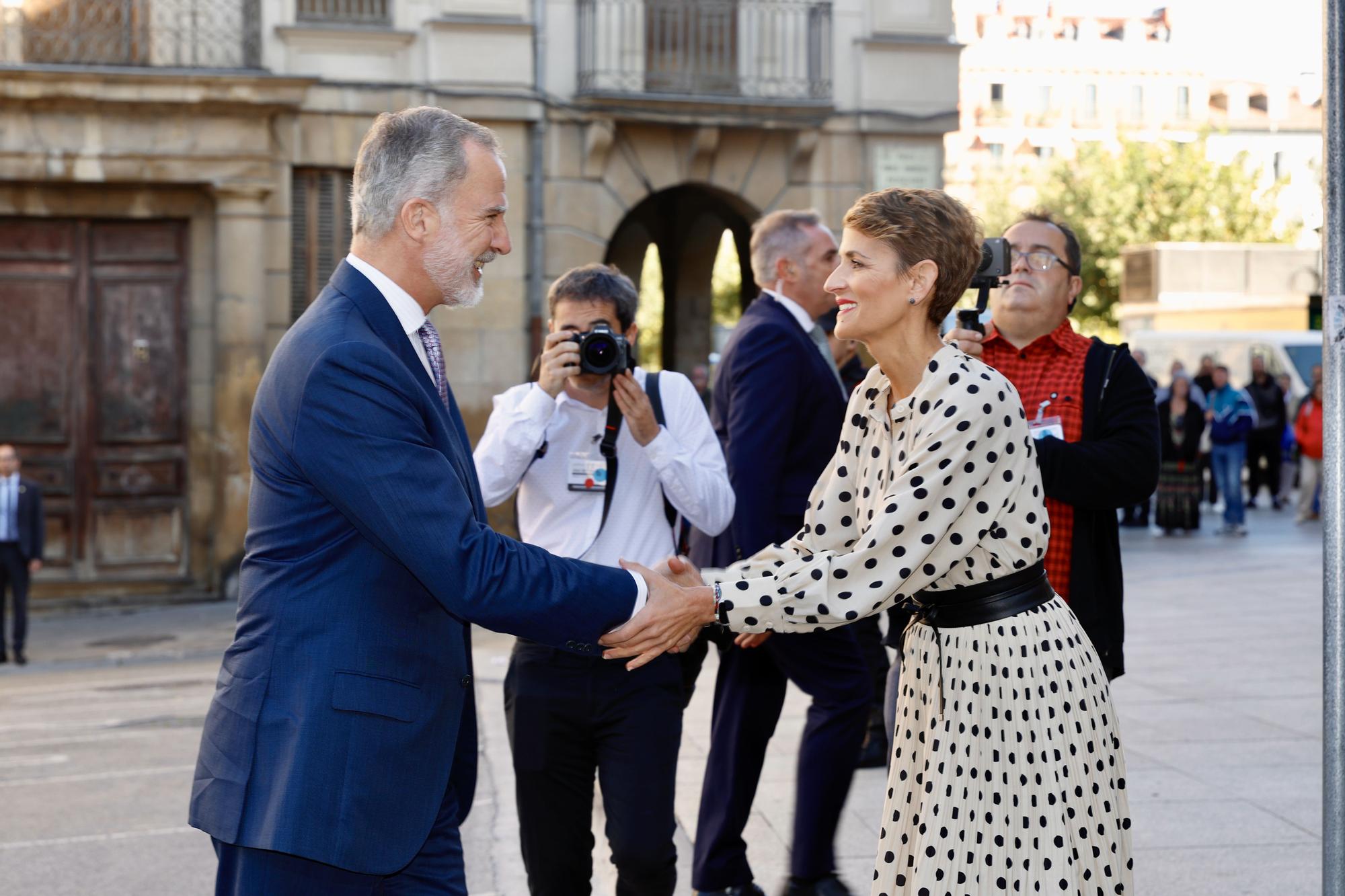 Visita de Felipe de Borbón, Leonor y Letizia a Navarra (viernes 26 de septiembre de 2025)