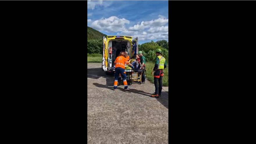 Rescatado un vecino de Pamplona herido tras caer por una pendiente en el Pirineo oscense