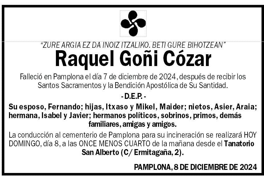 Raquel Goñi Cózar