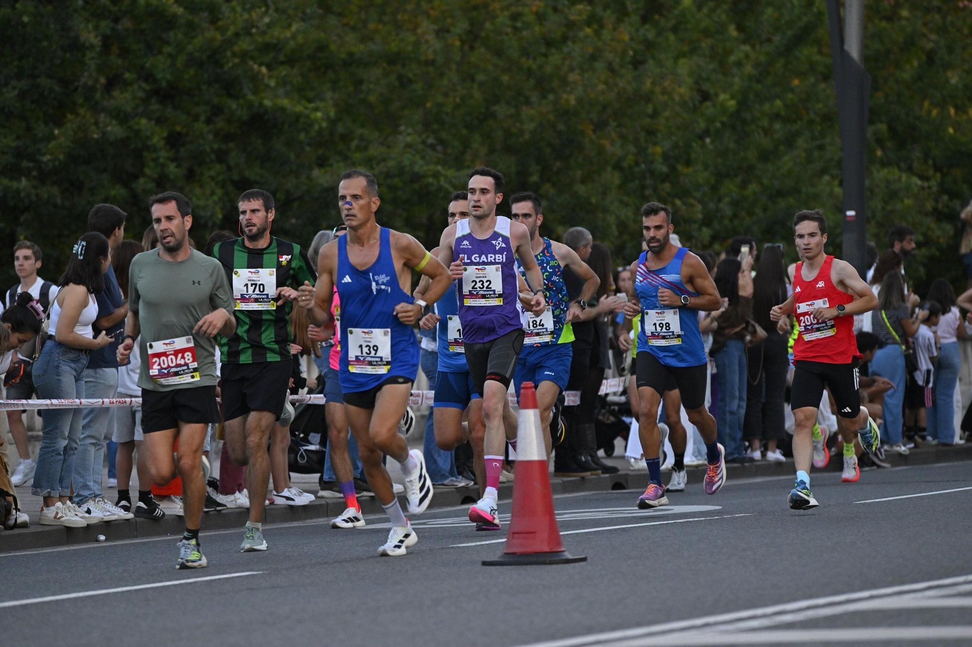 El Bilbao Night Marathon, en imágenes