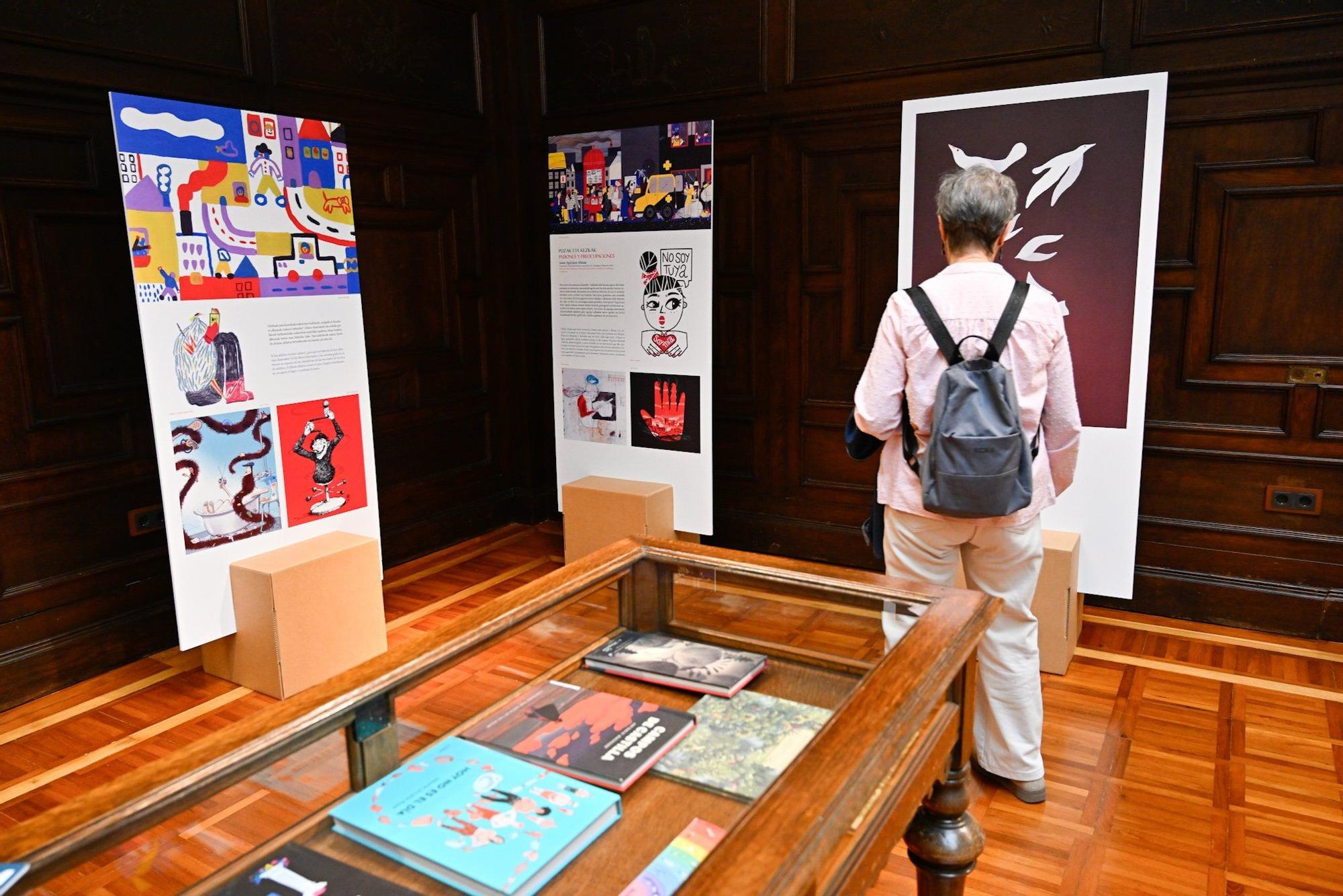 En imágenes: Exposición y actividades con motivo de "Ilustrazioaren eguna"