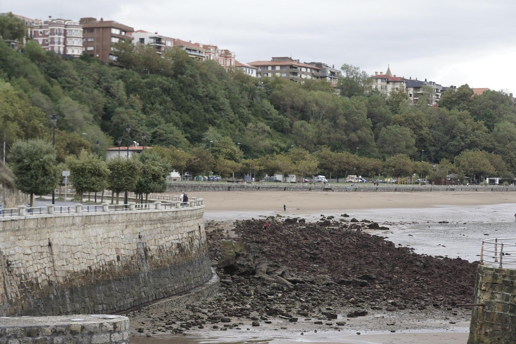 La llamativa estampa que deja la bajamar en Bizkaia