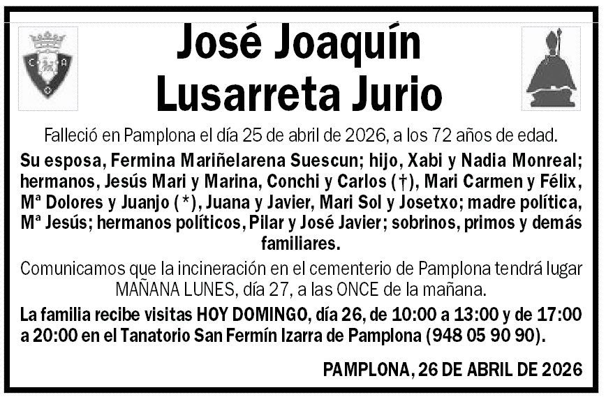 José Joaquín Lusarreta Jurio