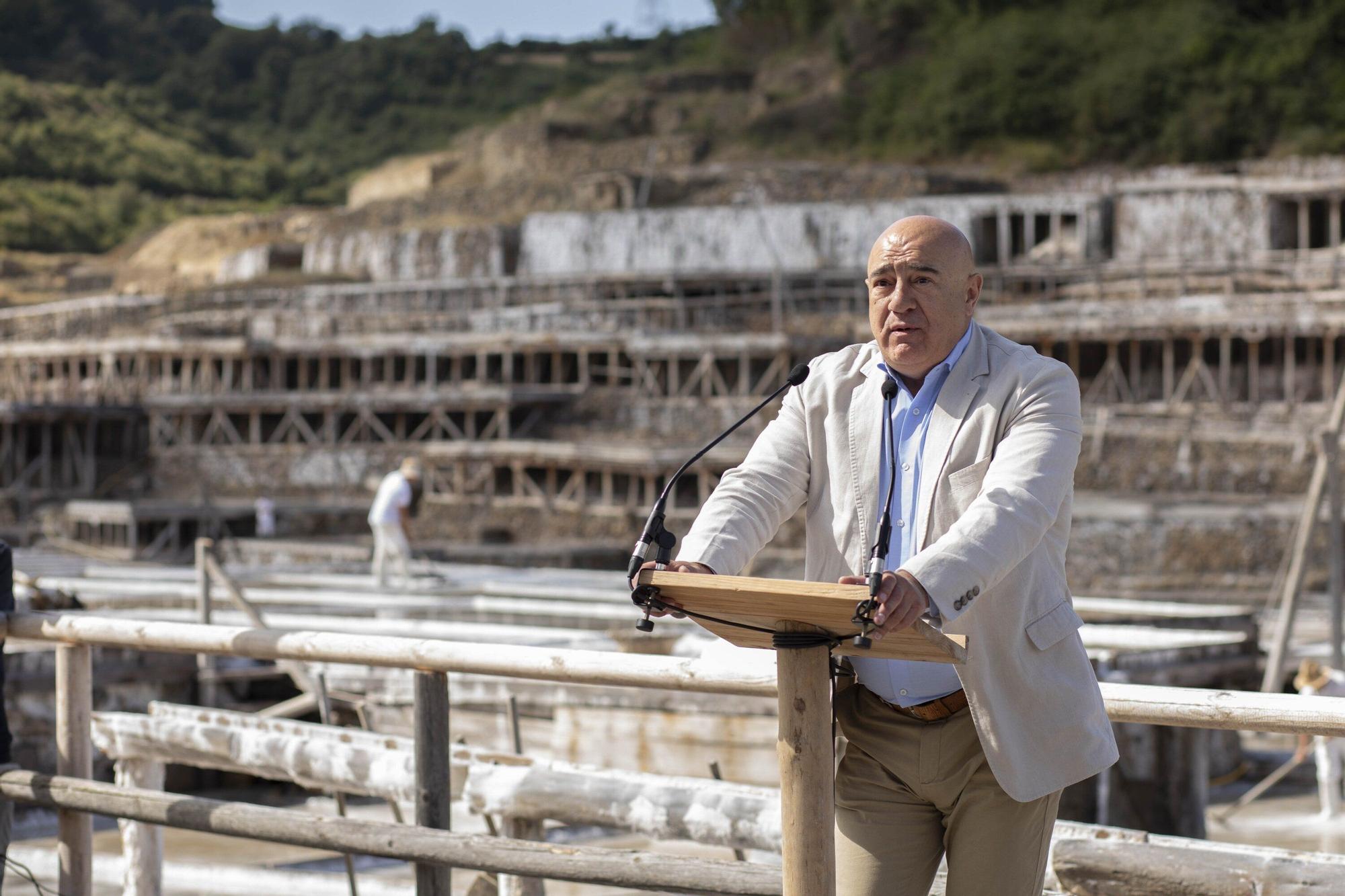 En imágenes: Aitor Arregi, embajador del Valle Salado