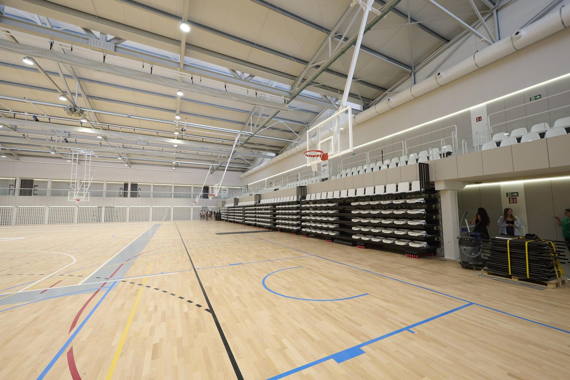 Fotos del nuevo polideportivo de Valle de Egüés