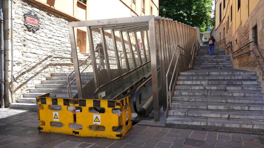 Orona asumirá la renovación y el mantenimiento de las escaleras mecánicas del Casco Viejo