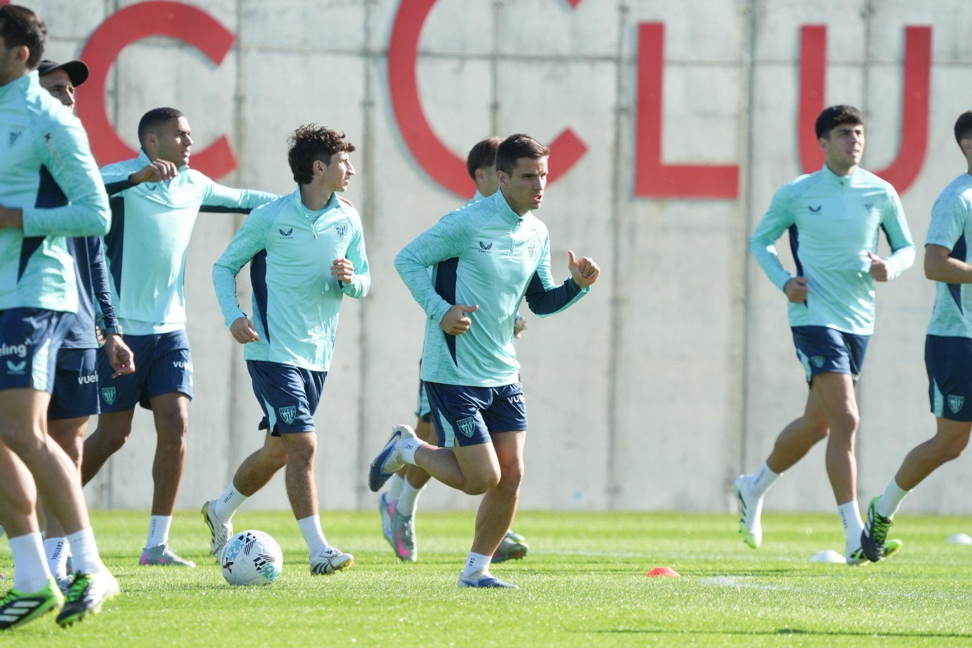Entrenamiento del Athletic en Lezama