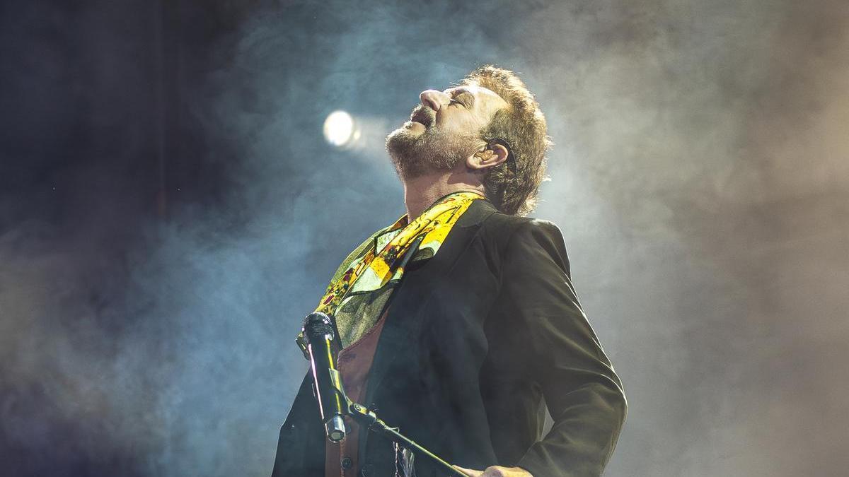 Manolo García, en concierto.