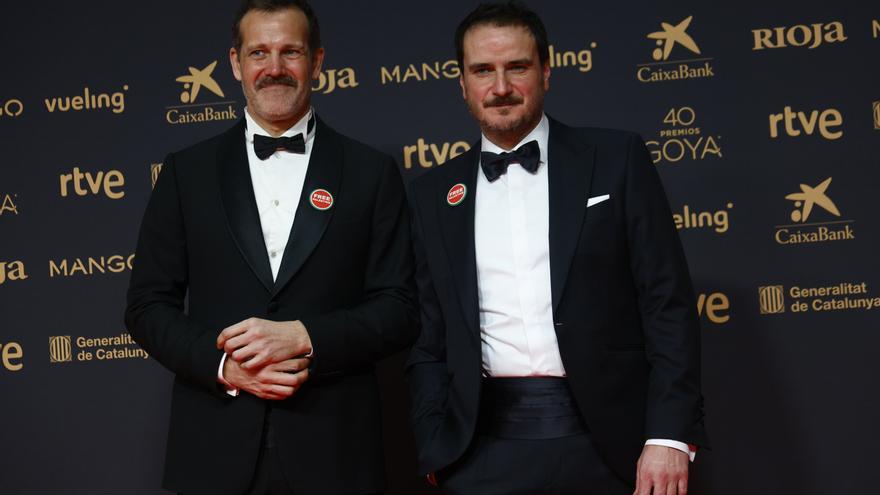 Presentadores y nominados muestran su apoyo a Palestina en la alfombra roja de los Goya