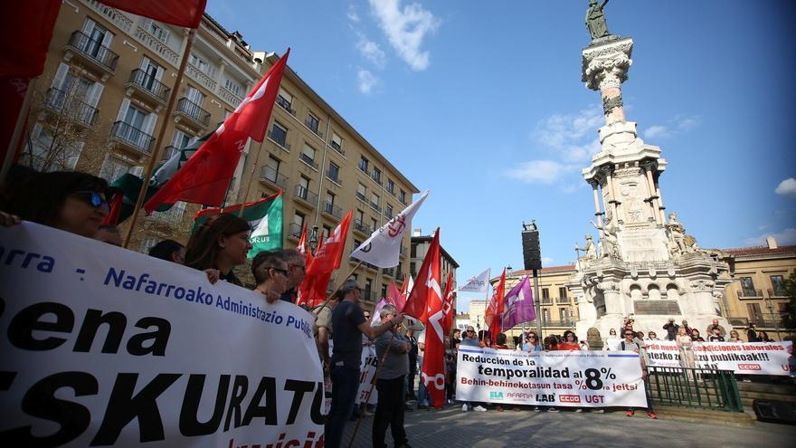 La subida del 0,5% en los funcionarios navarros será efectiva en la nómina de agosto