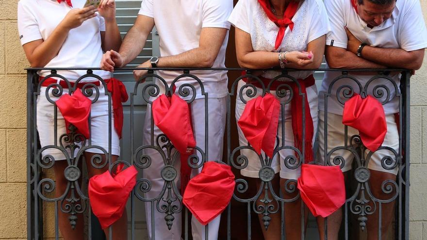 El negocio del balcón en San Fermín