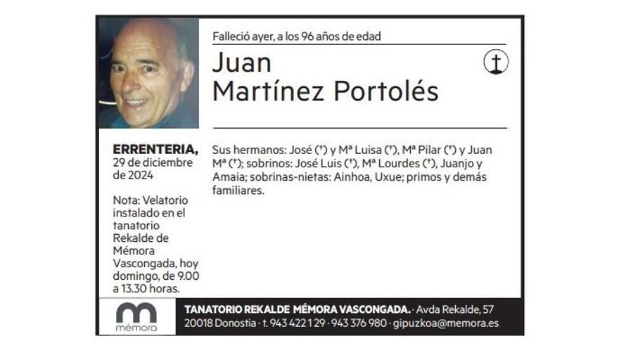 Juan Martínez Portolés