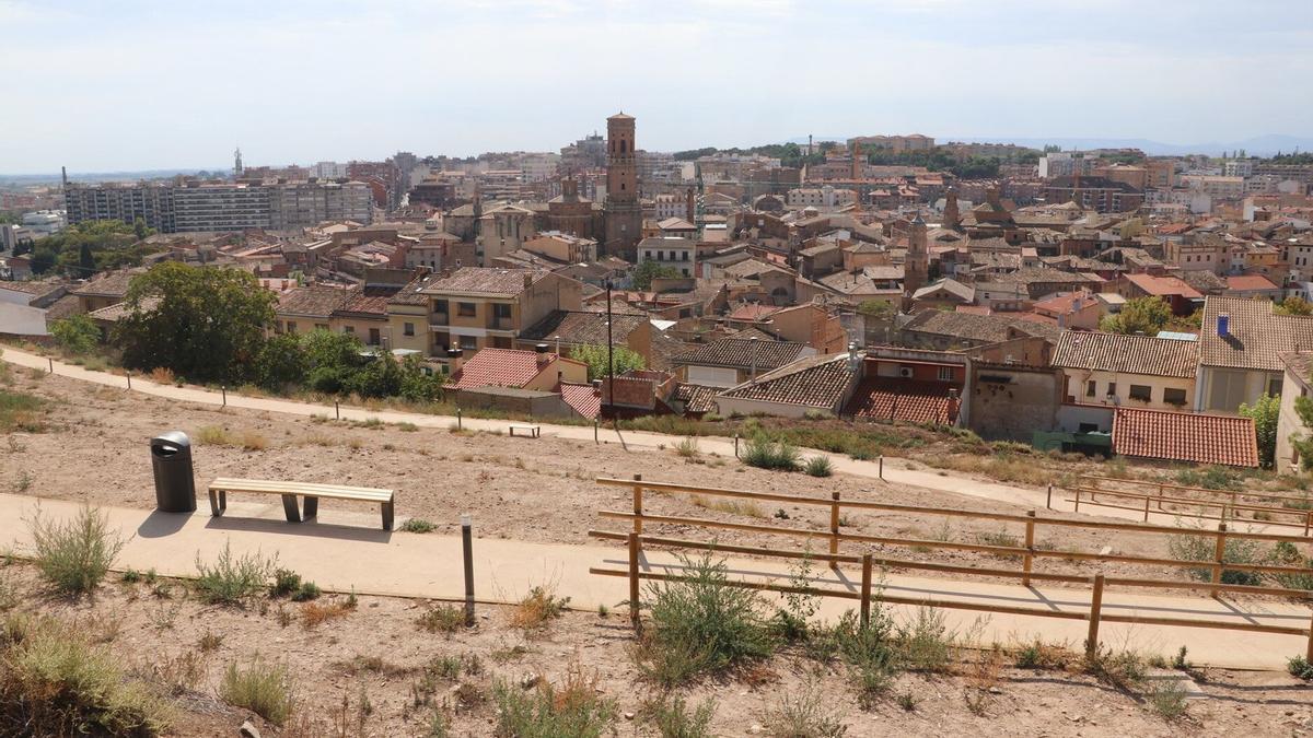 La capital de la Ribera desde el Corazón de Jesús.