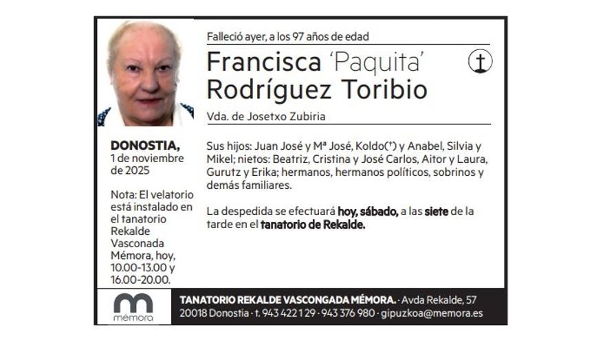 Francisca Rodríguez Toribio