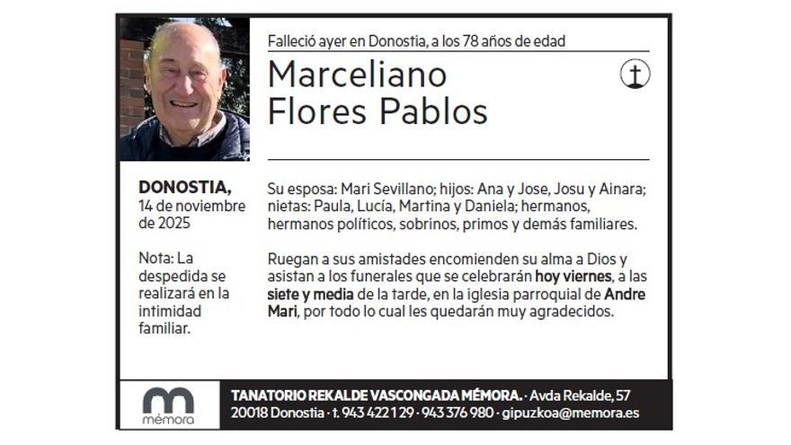 MARCELIANO FLORES PABLOS