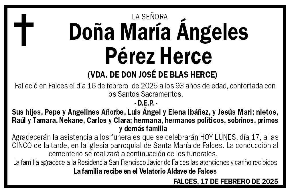 María Ángeles Pérez Herce