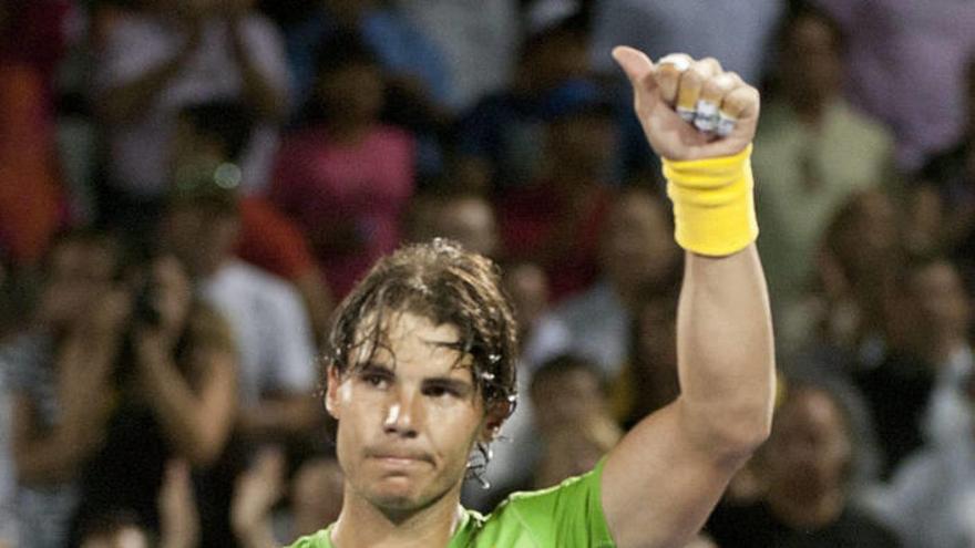 Nadal supera sin problemas su debut en el Master 1000 de Miami