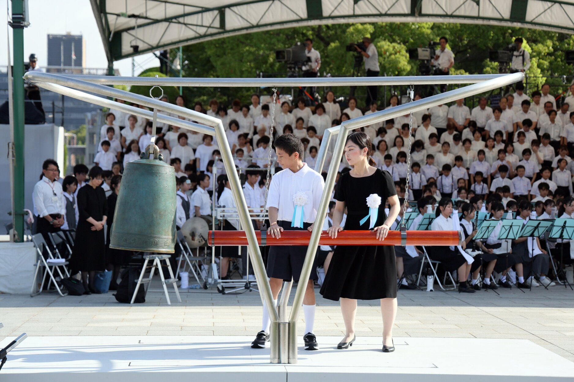 Hiroshima urge al desarme nuclear en el 80 aniversario del bombardeo atómico