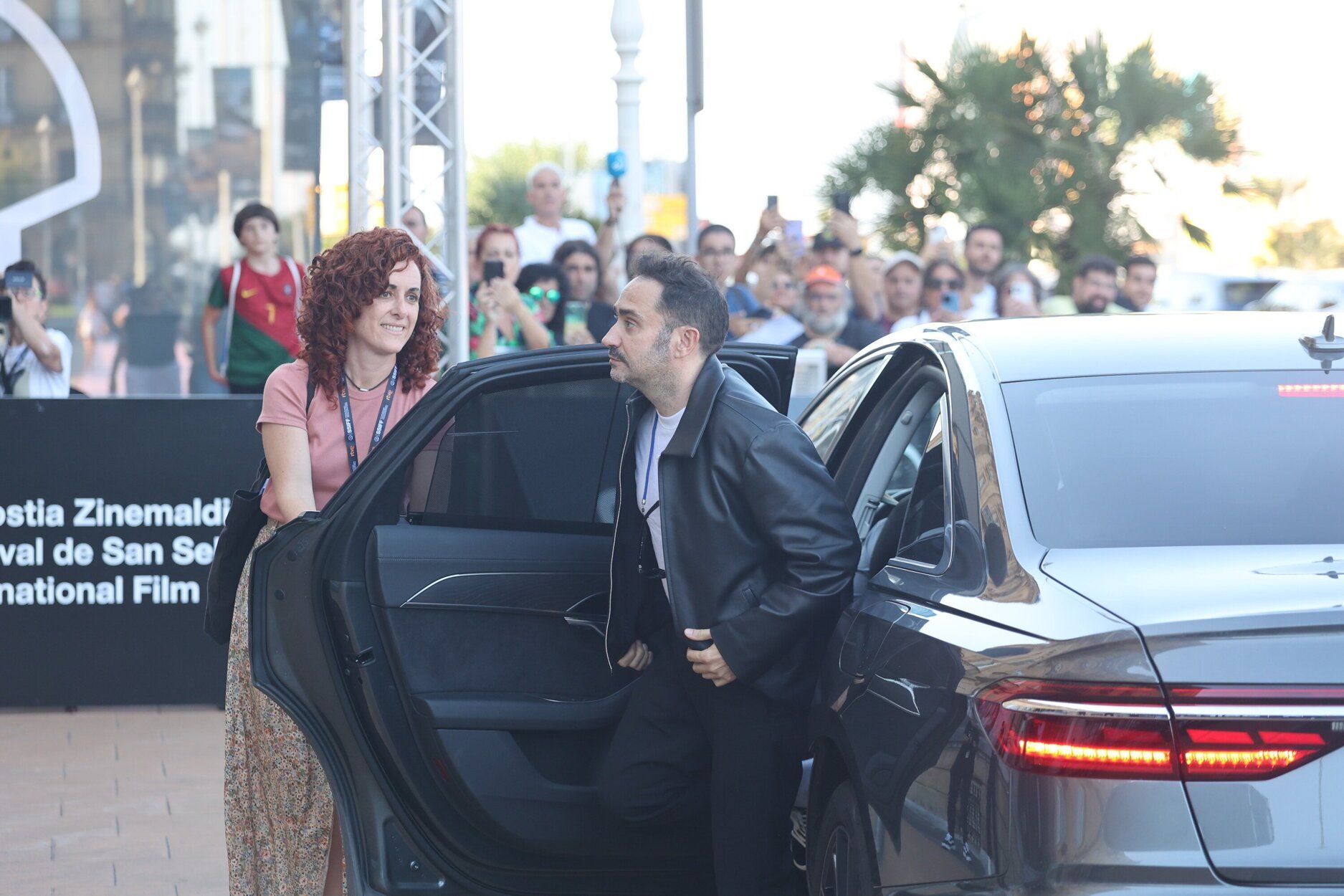 El director Juan Antonio Bayona, a su llegada al Festival de Cine de Donostia