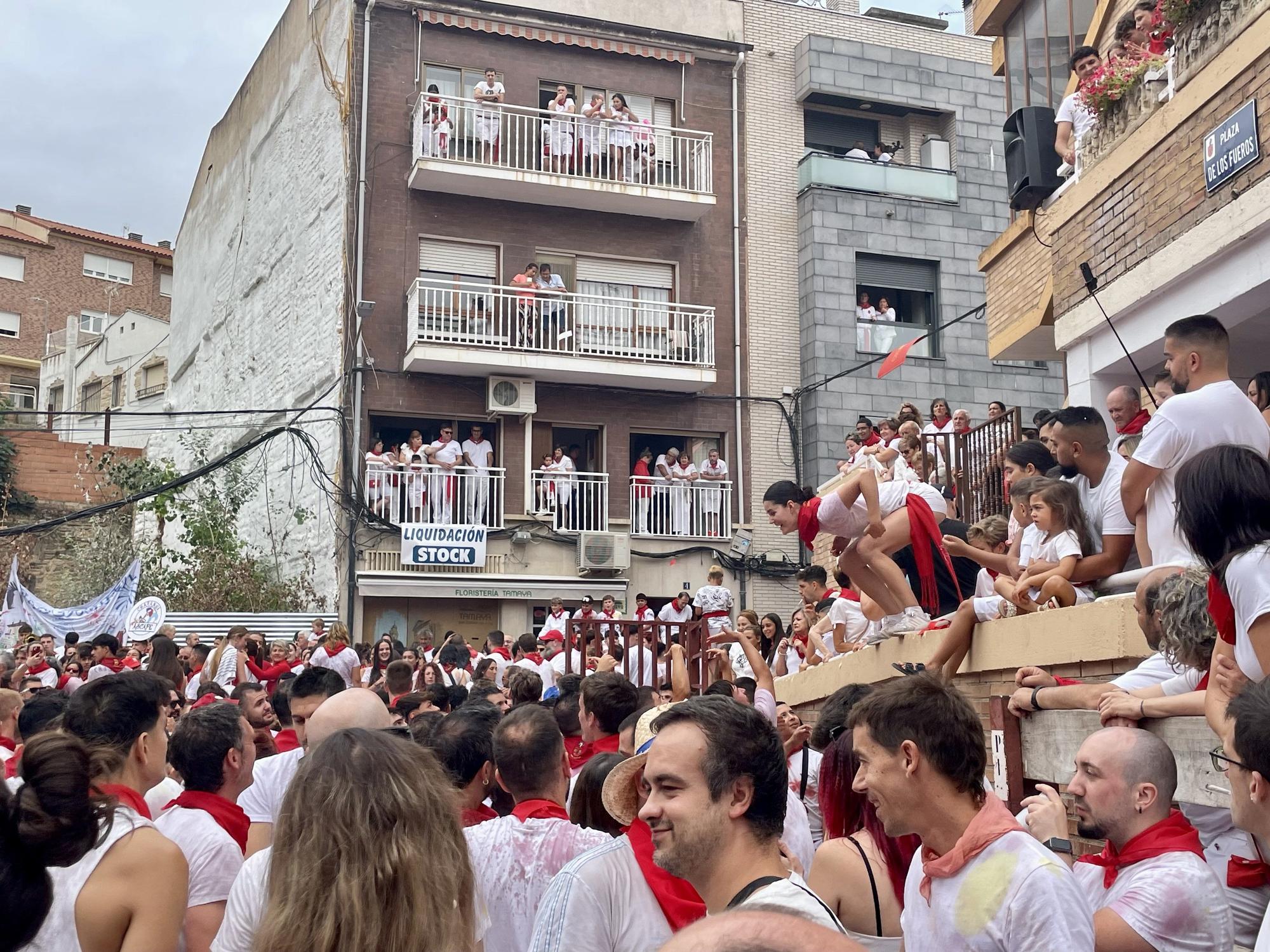 Fotos del lanzamiento del cohete de San Adrián 2025