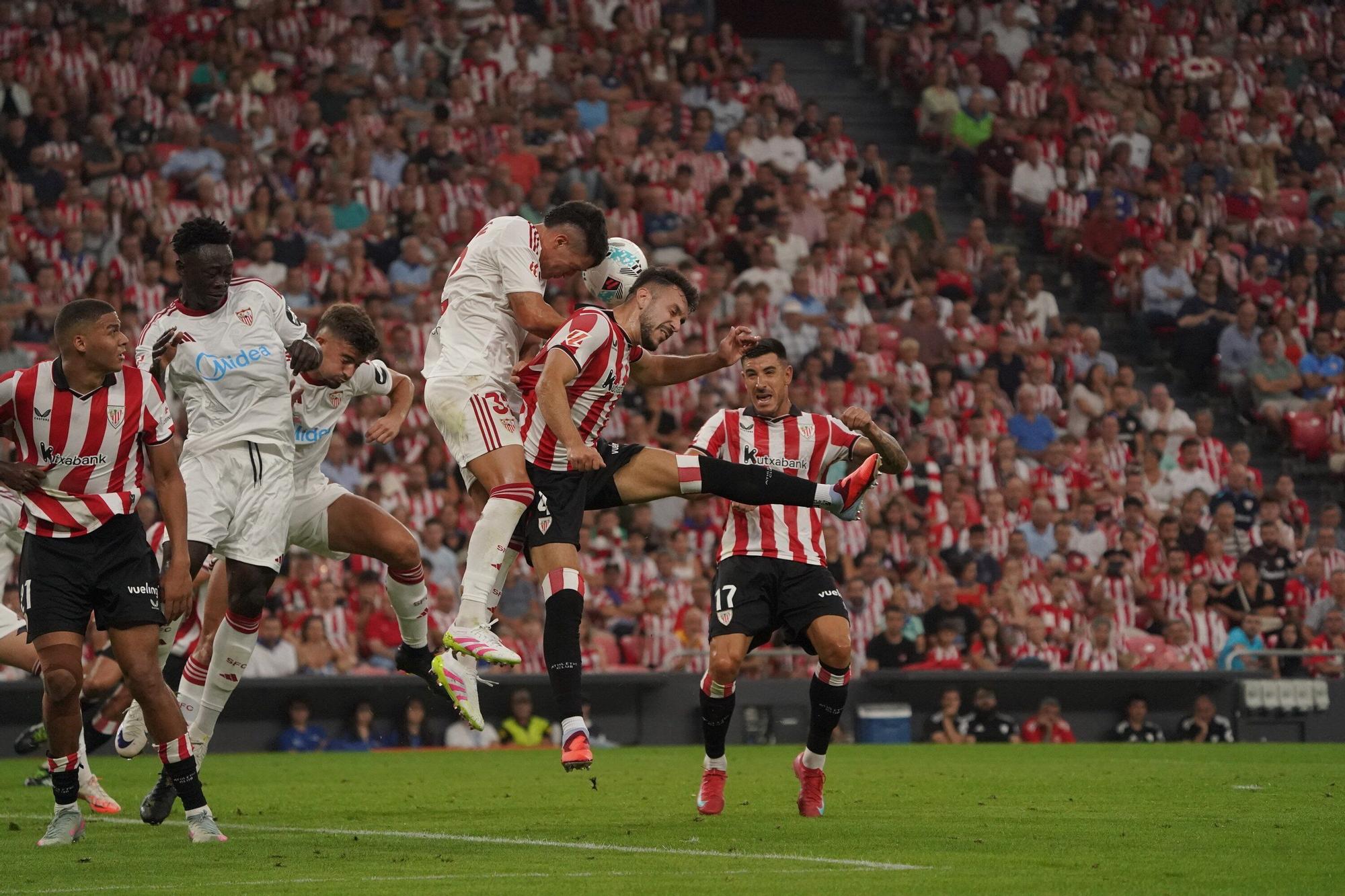 El Athletic-Sevilla, en imágenes
