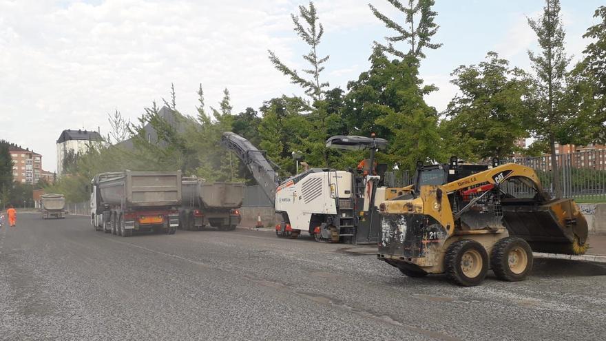 Arrancan las obras de asfaltado en 20 calles de Vitoria