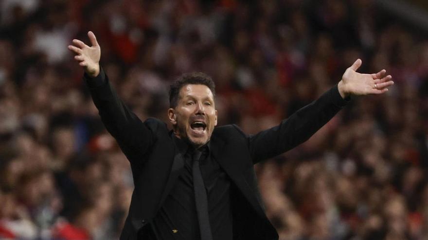 Atlético de Madrid-Osasuna | Simeone: &quot;Hay 3 personas viendo el gol y decidieron lo contrario a lo que pensamos todos&quot;