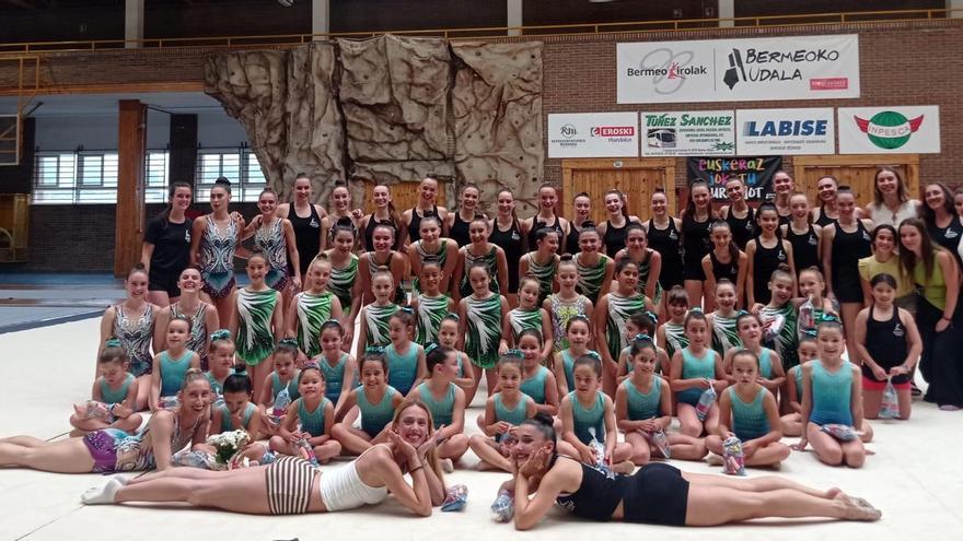 Xixili Taldea, gimnasia rítmica con sello Urdaibai