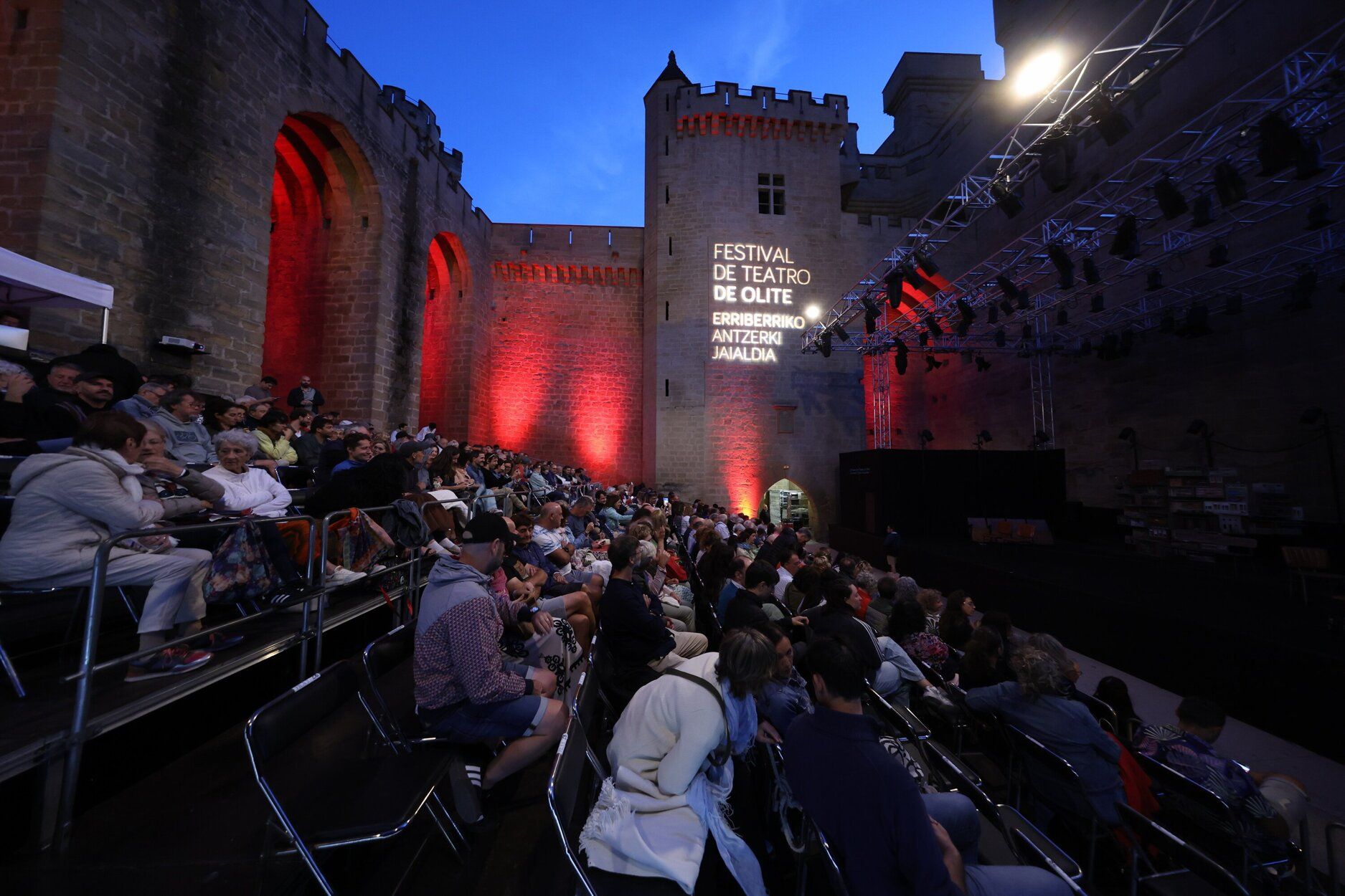 Imágenes de la representación de 'De Nao Albert y Marcel Borràs' en el Festival de Teatro de Olite