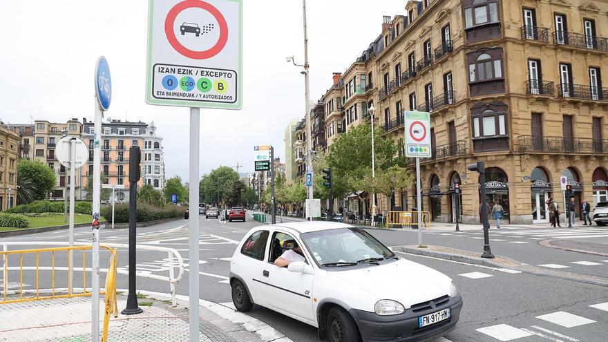 La Zona de Baja Emisiones consigue bajar en un 31% la contaminación por  NO2 en el Centro de Donostia