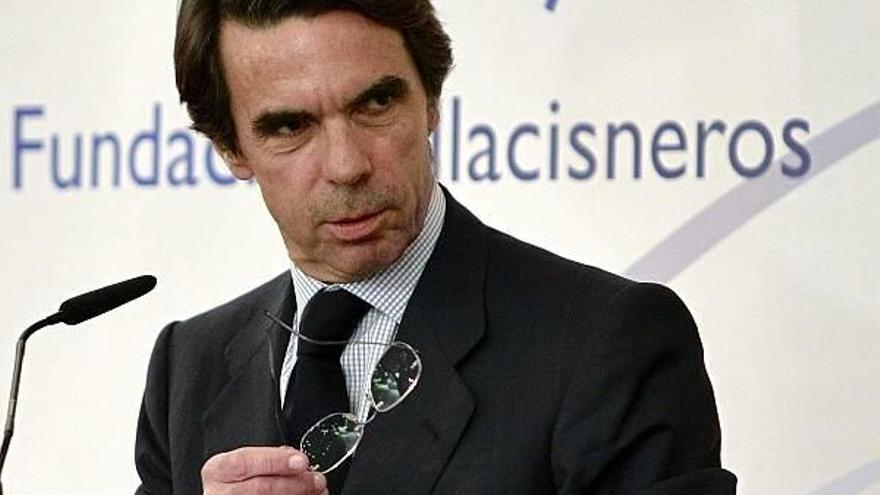 El expresidente del Gobierno José María Aznar. El expresidente del Gobierno José María Aznar.