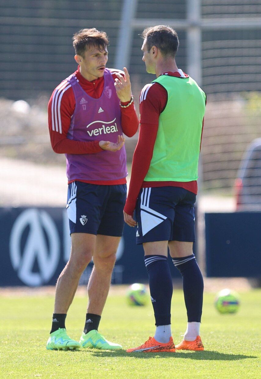 Entrenamiento de Osasuna del 18 de abril