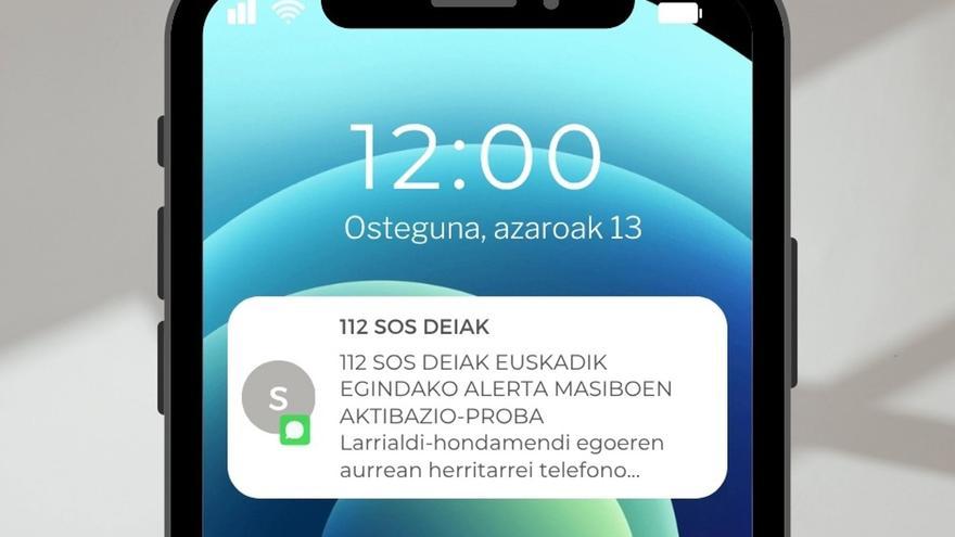 Hondamendi handietan herritarrei abisatzeko ES-Alert sistema probatuko du Jaurlaritzak ostegunean Araban