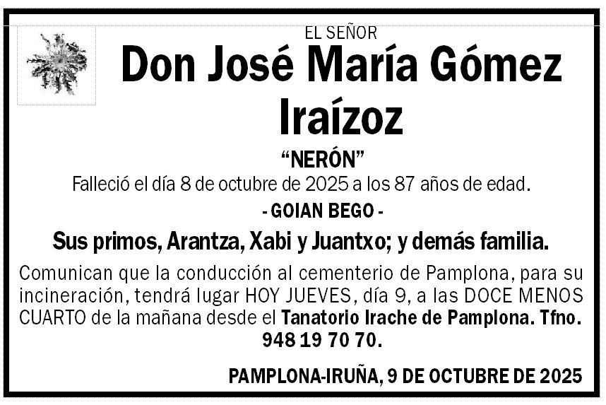 José María Gómez Iraízoz