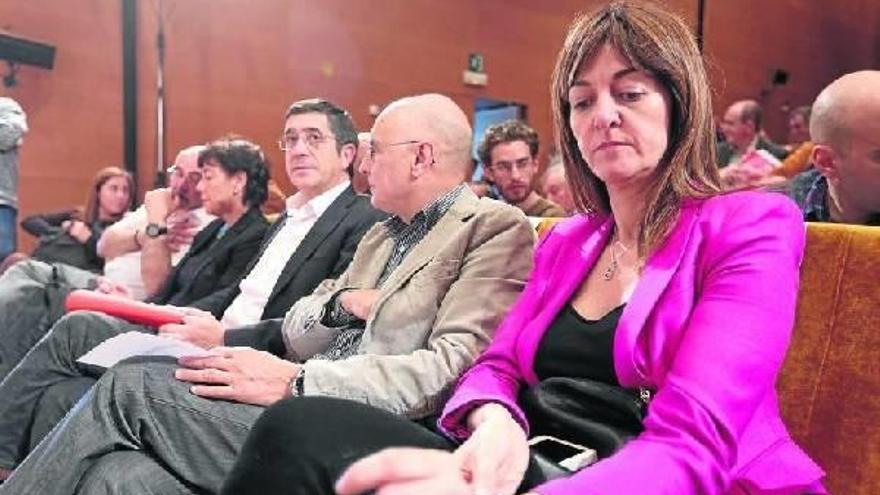 Idoia Mendia, en una imagen de archivo, presentó ayer su precandidatura para sustituir a Patxi López al frente de la dirección del PSE.