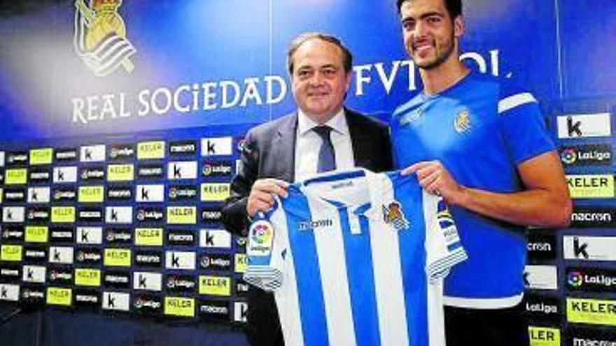 Presentación de Mikel Merino como nuevo jugador de la Real Sociedad