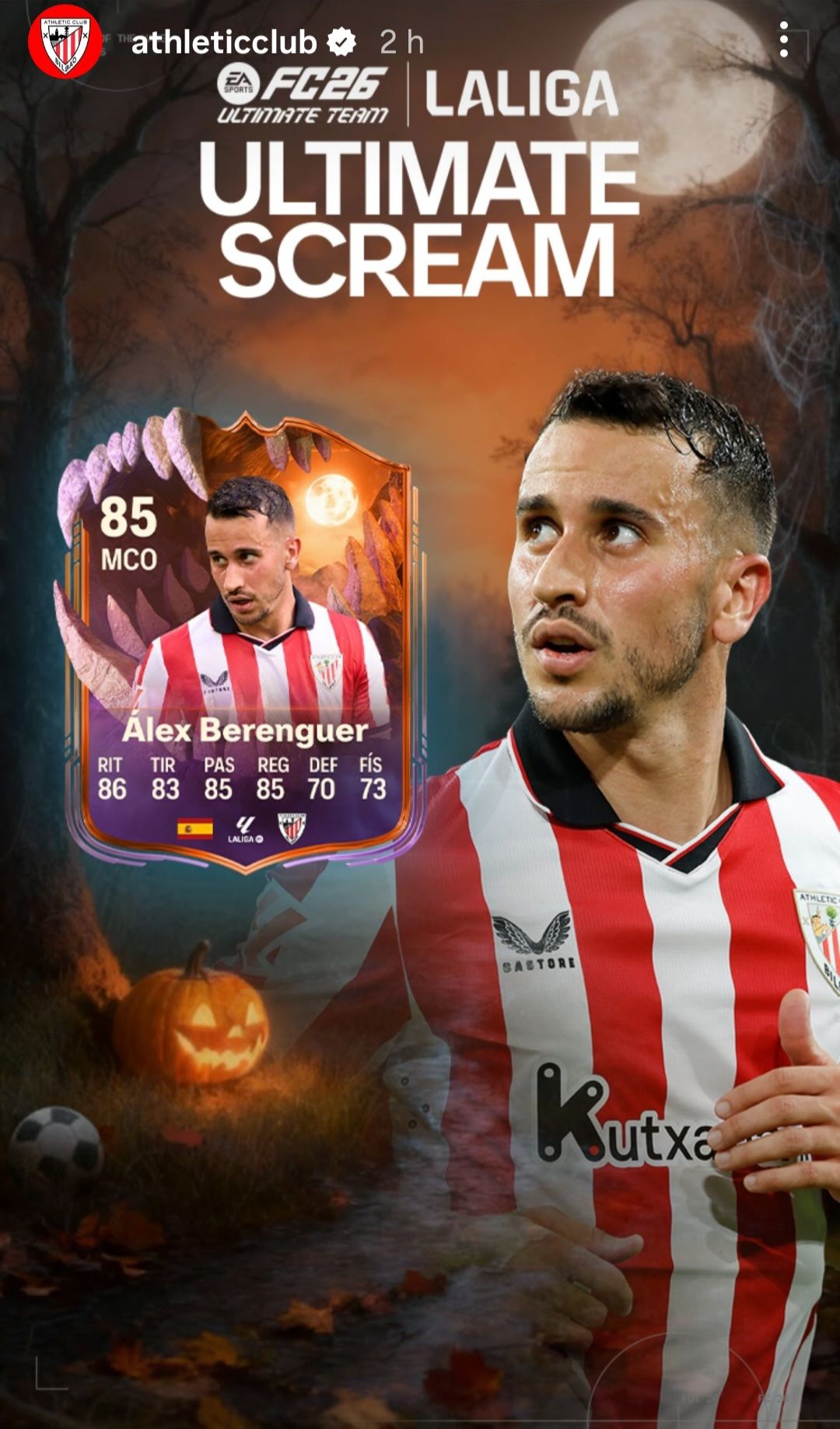 Imagen compartida por el Athletic en Instagram