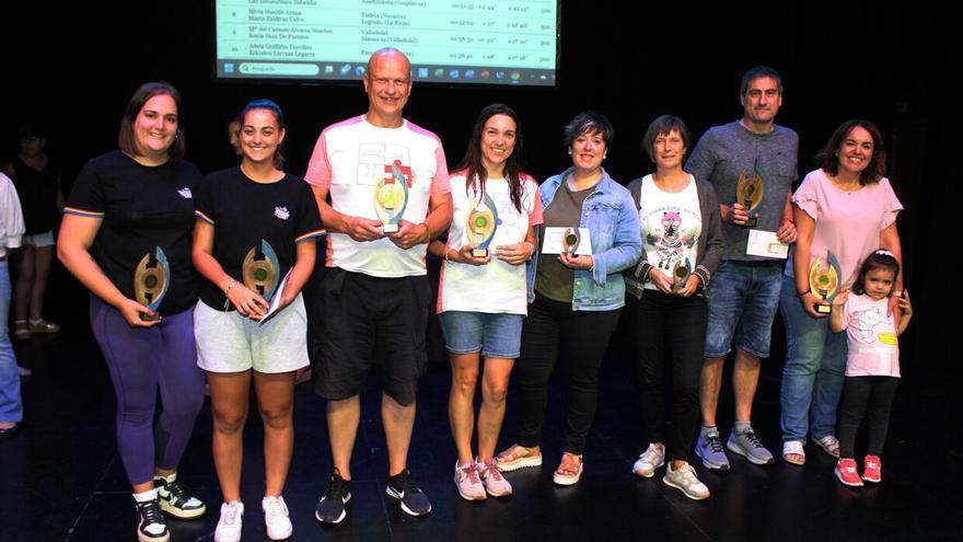 Ángel Heras y Mónica Santiago, campeones del concurso de puzzles de Castejón