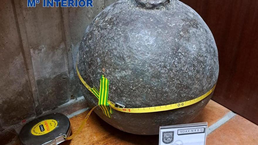 La Policía requisa un artefacto militar antiguo en las dependencias del archivo municipal de Pamplona