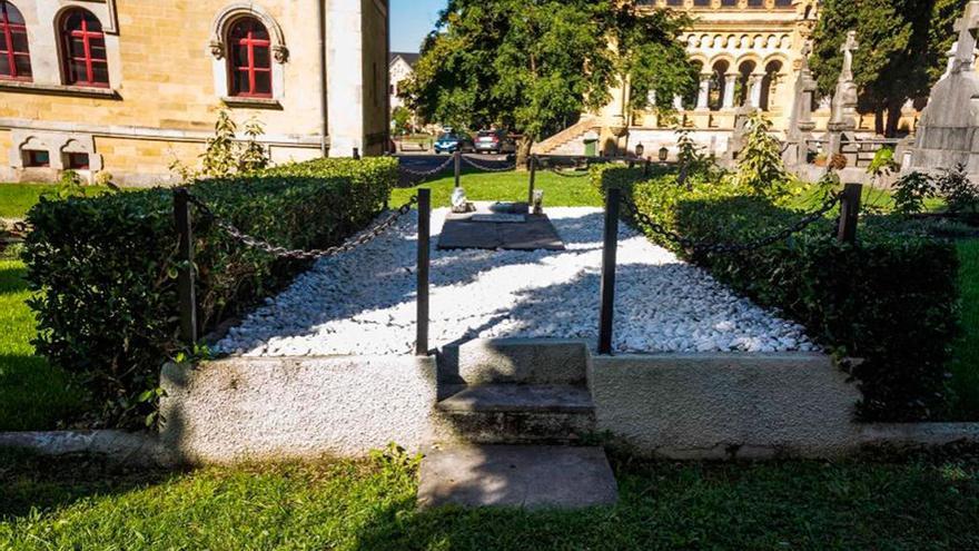 Una de las piezas seleccionadas por el personal del cementerio para intervenir.