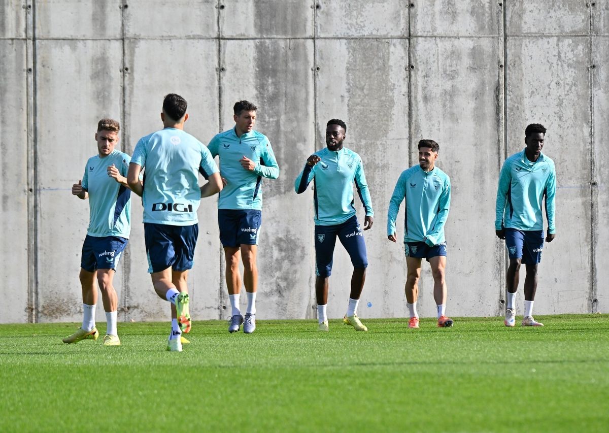Entrenamiento del Athletic en Lezama