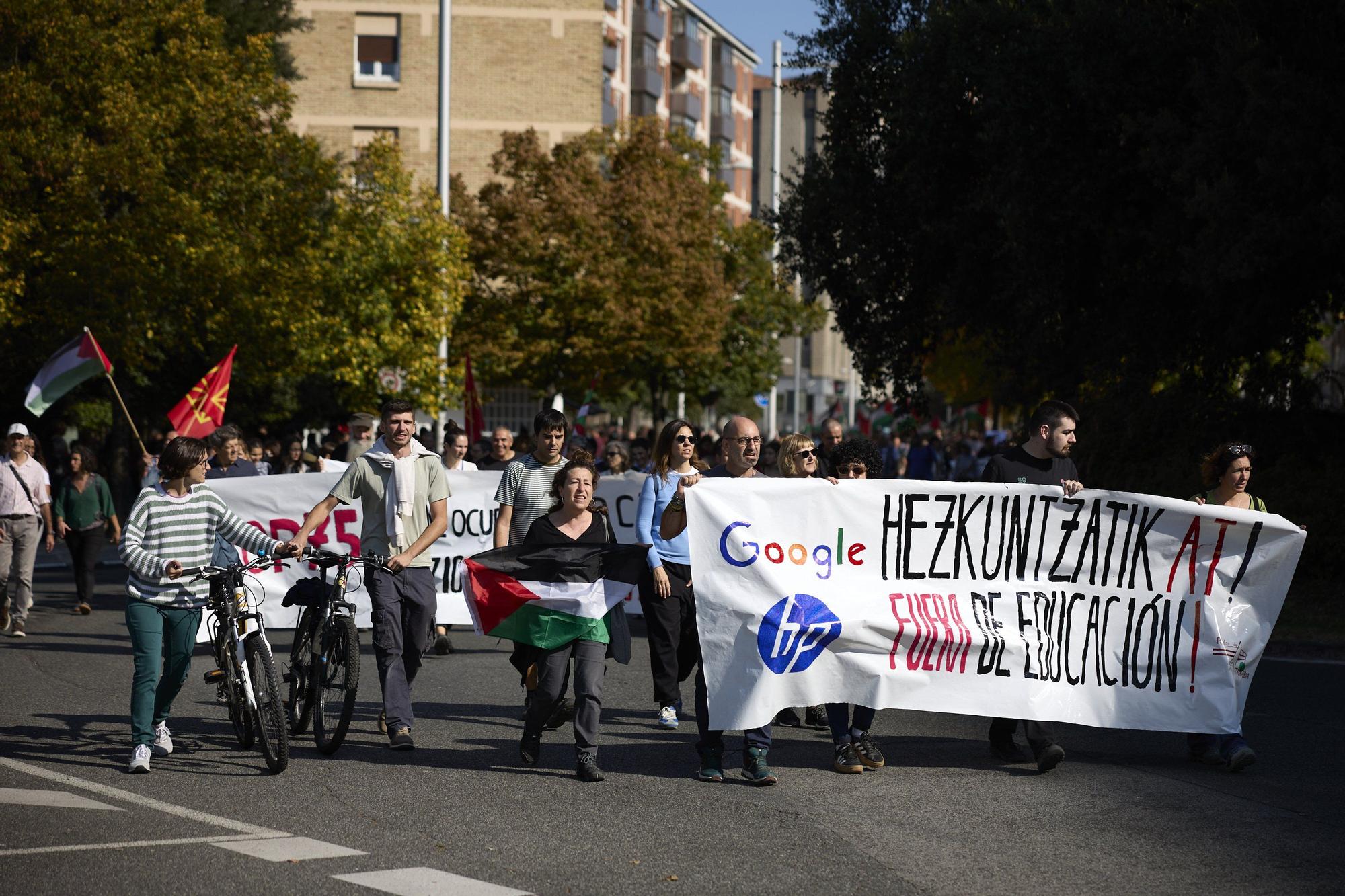 Huelga y paros en solidaridad con Palestina durante este miércoles en Navarra