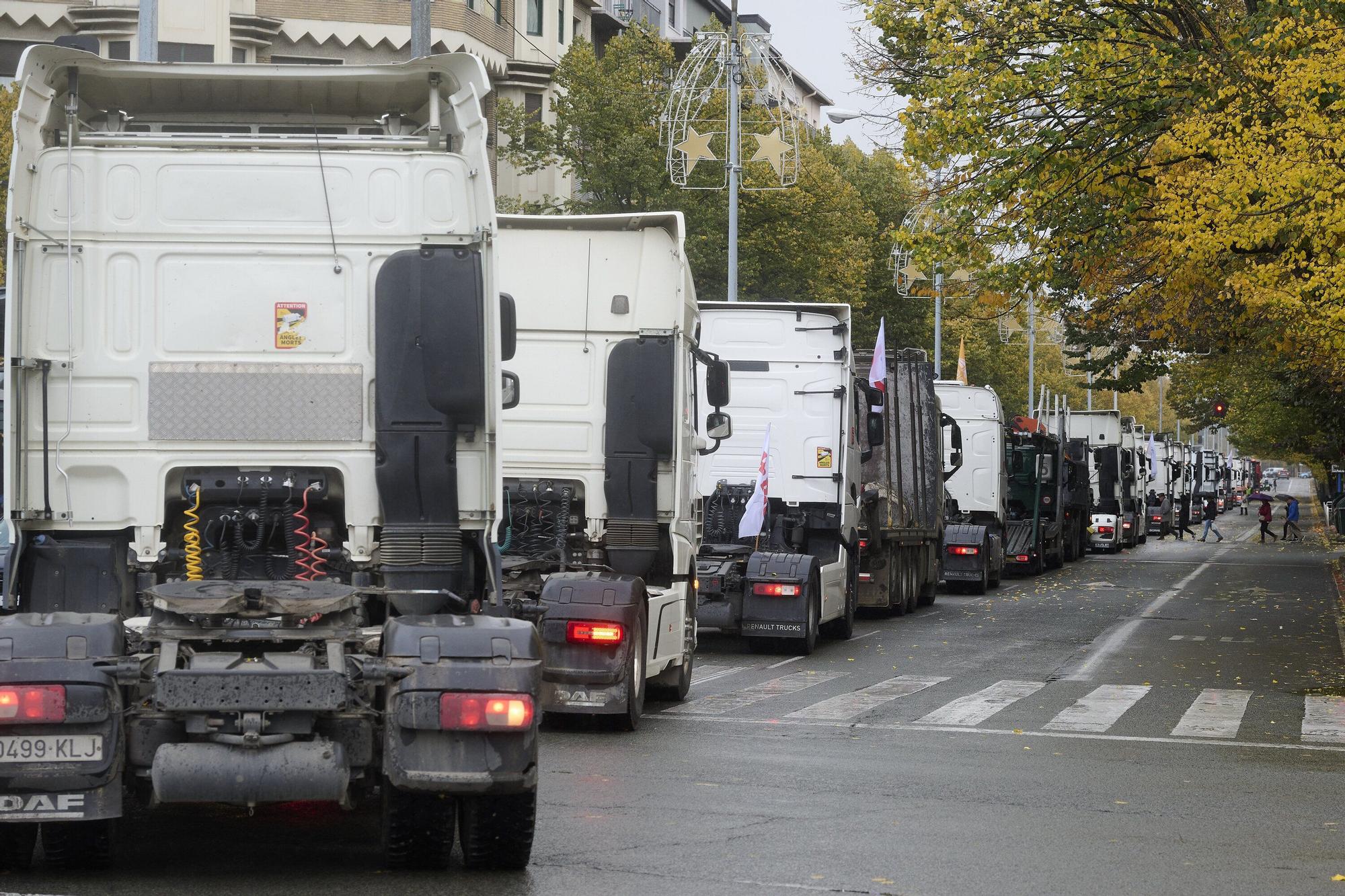 Fotos de la camionada en Pamplona (sábado 8 de noviembre de 2025)