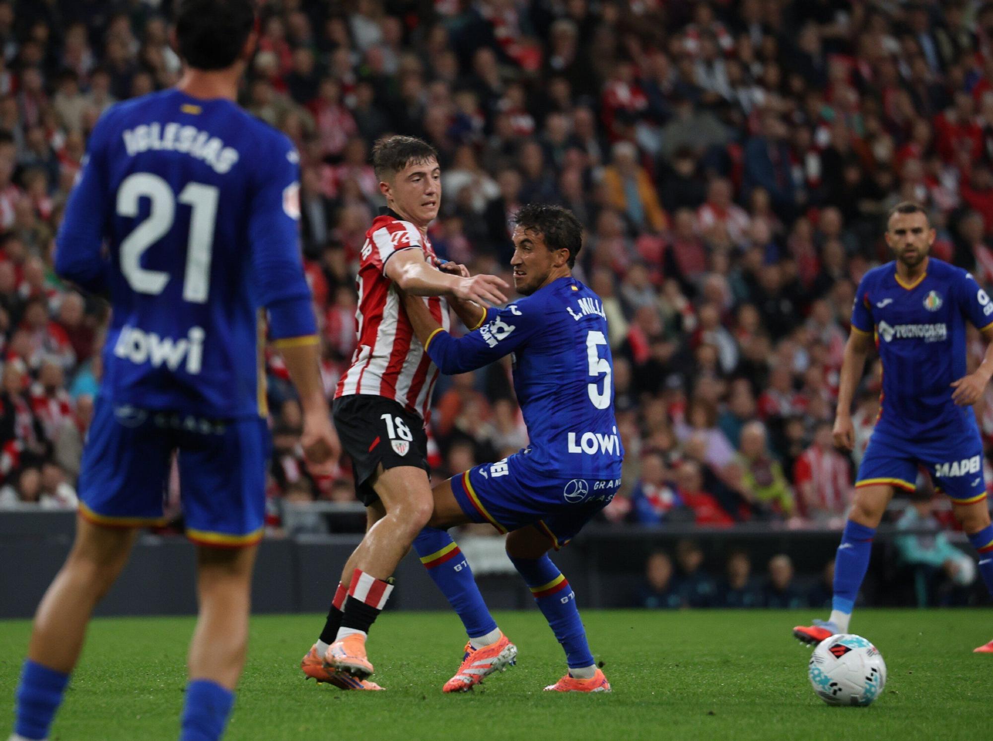 El Athletic-Getafe, en imágenes