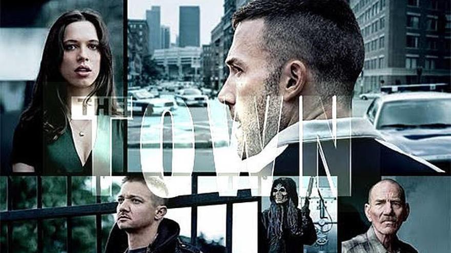 Cartel promocional del filme &#039;The Town, ciudad de ladrones&#039;.