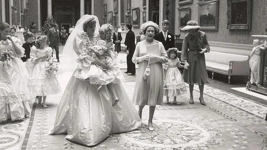 Fotografías de la boda de Diana de Gales