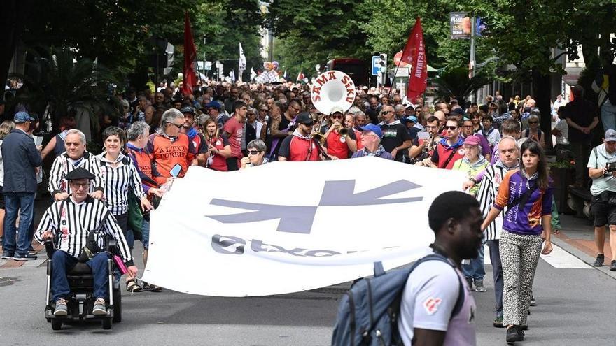 Sare se manifiesta en Bilbao tras el rechazo de la AN a la petición de la AVT de prohibir la marcha